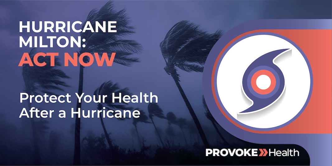 Graphic for Tips for Protecting Your Health After a Hurricane