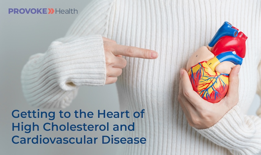 Getting to the Heart of High Cholesterol and Cardiovascular Disease Graphic